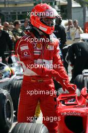 09.09.2006 Monza, Italy,  Michael Schumacher (GER), Scuderia Ferrari - Formula 1 World Championship, Rd 15, Italian Grand Prix, Saturday Qualifying