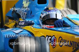 09.09.2006 Monza, Italy,  Giancarlo Fisichella (ITA), Renault F1 Team, R26 - Formula 1 World Championship, Rd 15, Italian Grand Prix, Saturday Qualifying