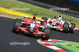 09.09.2006 Monza, Italy,  Christijan Albers (NED), Midland MF1 Racing, Toyota M16 and Takuma Sato (JPN), Super Aguri F1, SA06 - Formula 1 World Championship, Rd 15, Italian Grand Prix, Saturday Qualifying