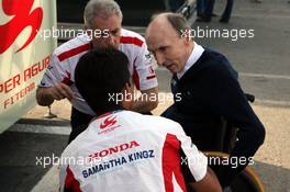 09.09.2006 Monza, Italy,  Sir Frank Williams (GBR), WilliamsF1 Team, Team Chief, Managing Director, Team Principal, Aguri Suzuki (JPN), Super Aguri F1, Daniele Audetto (ITA), Super Aguri F1 - Formula 1 World Championship, Rd 15, Italian Grand Prix, Saturday