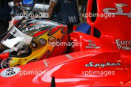 10.09.2006 Monza, Italy,  Tiago Monteiro (POR), Spyker MF1 Racing, Toyota M16 - Formula 1 World Championship, Rd 15, Italian Grand Prix, Sunday