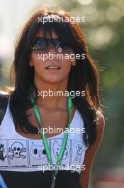 10.09.2006 Monza, Italy,  Raquel Rosario (ESP) Girlfriend of Fernando Alonso (ESP), Renault F1 Team - Formula 1 World Championship, Rd 15, Italian Grand Prix, Sunday