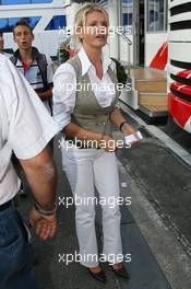 10.09.2006 Monza, Italy,  Corina Schumacher (GER), Corinna, Wife of Michael Schumacher - Formula 1 World Championship, Rd 15, Italian Grand Prix, Sunday