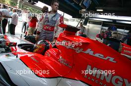 10.09.2006 Monza, Italy,  Tiago Monteiro (POR), Spyker MF1 Racing, Toyota M16 - Formula 1 World Championship, Rd 15, Italian Grand Prix, Sunday