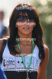 10.09.2006 Monza, Italy,  Raquel Rosario (ESP) Girlfriend of Fernando Alonso (ESP), Renault F1 Team - Formula 1 World Championship, Rd 15, Italian Grand Prix, Sunday