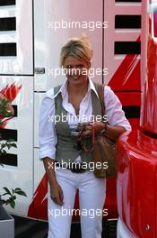 10.09.2006 Monza, Italy,  Corina Schumacher (GER), Corinna, Wife of Michael Schumacher - Formula 1 World Championship, Rd 15, Italian Grand Prix, Sunday