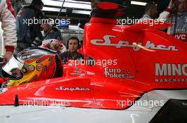 10.09.2006 Monza, Italy,  Tiago Monteiro (POR), Spyker MF1 Racing, Toyota M16 - Formula 1 World Championship, Rd 15, Italian Grand Prix, Sunday