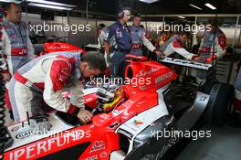 10.09.2006 Monza, Italy,  Tiago Monteiro (POR), Spyker MF1 Racing, Toyota M16 - Formula 1 World Championship, Rd 15, Italian Grand Prix, Sunday