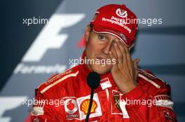 10.09.2006 Monza, Italy,  FIA Press Conference - Michael Schumacher (GER), Scuderia Ferrari  - Formula 1 World Championship, Rd 15, Italian Grand Prix, Sunday