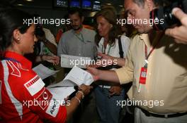 10.09.2006 Monza, Italy,  FIA Press Conference - Anouncement of Michael Schumacher (GER), Scuderia Ferrari - Formula 1 World Championship, Rd 15, Italian Grand Prix, Sunday