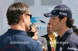 10.09.2006 Monza, Italy,  David Coulthard (GBR), Red Bull Racing and Mark Webber (AUS), Williams F1 Team - Formula 1 World Championship, Rd 15, Italian Grand Prix, Sunday