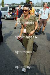 06.09.2006 Monza, Italy,  Michelle Yeoh (MLY, ex. James Bond girl, actor) Girlfriend of Jean Todt - Formula 1 World Championship, Rd 15, Italian Grand Prix, Wednesday