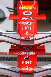 07.09.2006 Monza, Italy,  Scuderia Ferrari, nose and front wings, new winglets for Italian GP - Formula 1 World Championship, Rd 15, Italian Grand Prix, Thursday