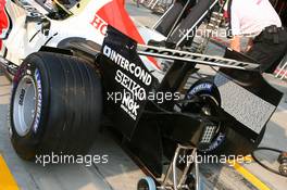 07.09.2006 Monza, Italy,  Honda Racing F1 Team, RA106, rear car detail - Formula 1 World Championship, Rd 15, Italian Grand Prix, Thursday