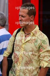 07.09.2006 Monza, Italy,  Michael Schumacher (GER), Scuderia Ferrari - Formula 1 World Championship, Rd 15, Italian Grand Prix, Thursday