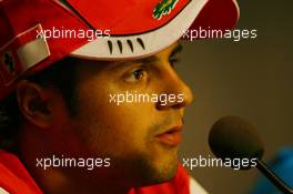 07.09.2006 Monza, Italy,  Felipe Massa (BRA), Scuderia Ferrari - Formula 1 World Championship, Rd 15, Italian Grand Prix, Thursday Press Conference