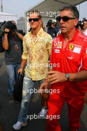 07.09.2006 Monza, Italy,  Michael Schumacher (GER), Scuderia Ferrari - Formula 1 World Championship, Rd 15, Italian Grand Prix, Thursday