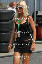 07.09.2006 Monza, Italy,  A girl in the paddock - Formula 1 World Championship, Rd 15, Italian Grand Prix, Thursday