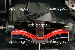 07.09.2006 Monza, Italy,  McLaren Mercedes, MP4-21, front wing - Formula 1 World Championship, Rd 15, Italian Grand Prix, Thursday
