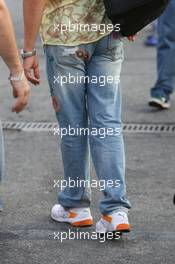 07.09.2006 Monza, Italy,  Michael Schumacher (GER), Scuderia Ferrari, Jeans - Formula 1 World Championship, Rd 15, Italian Grand Prix, Thursday