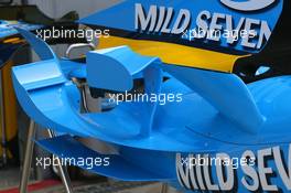 07.09.2006 Monza, Italy,  Renault F1, R26, Aero detail - Formula 1 World Championship, Rd 15, Italian Grand Prix, Thursday