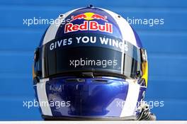 13.01.2006 Jerez, Spain,  Helmet of David Coulthard (GBR), Red Bull Racing - Formula One Testing