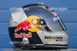 13.01.2006 Jerez, Spain,  Helmet of Christian Klien (AUT), Red Bull Racing - Formula One Testing