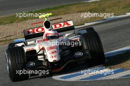 13.01.2006 Jerez, Spain,  Rubens Barrichello (BRA), Honda Racing F1 Team - Formula One Testing