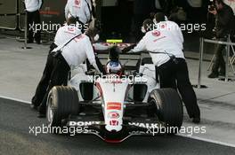 12.01.2006 Jerez, Spain,  Rubens Barrichello (BRA), Honda Racing F1 Team - Formula One Testing