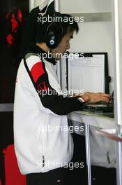 12.01.2006 Jerez, Spain,  Katoh (JAP), Honda Race Engineer - Formula One Testing