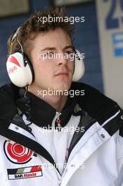 12.01.2006 Jerez, Spain,  James Rossiter (GBR), Test Driver, Honda Racing F1 Team - Formula One Testing