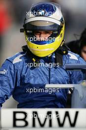 12.01.2006 Jerez, Spain,  Nick Heidfeld (GER), BMW Sauber F1 Team, in a totally white car - Formula One Testing