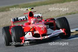 10.01.2006 Jerez, Spain,  Michael Schumacher (GER), Scuderia Ferrari - Formula One Testing