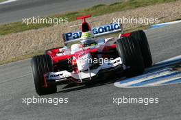 10.01.2006 Jerez, Spain,  Ralf Schumacher (GER), Toyota Racing - Formula One Testing