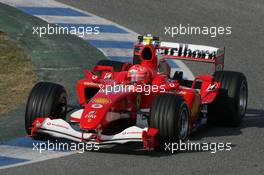 10.01.2006 Jerez, Spain,  Michael Schumacher (GER), Scuderia Ferrari, F2005 - Formula One Testing