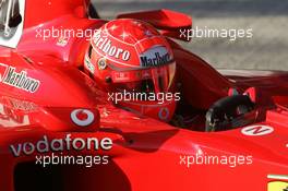 10.01.2006 Jerez, Spain,  Michael Schumacher (GER), Scuderia Ferrari - Formula One Testing