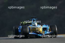 10.01.2006 Jerez, Spain,  Giancarlo Fisichella (ITA), Renault F1 Team, testing the new R26 - Formula One Testing