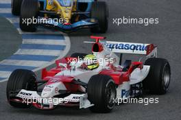 10.01.2006 Jerez, Spain,  Ralf Schumacher (GER), Toyota Racing, TF106 - Formula One Testing