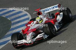 10.01.2006 Jerez, Spain,  Ralf Schumacher (GER), Toyota Racing, TF106 - Formula One Testing