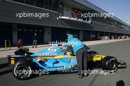 11.01.2006 Jerez, Spain,  Giancarlo Fisichella (ITA), Renault F1 Team - Formula One Testing