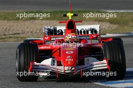11.01.2006 Jerez, Spain,  Luca Badoer (ITA), Test Driver, Scuderia Ferrari, F2005 - Formula One Testing