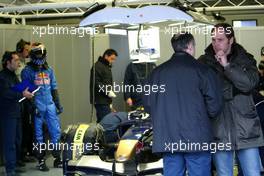10.02.2006 Jerez, Spain,  Gerhard Berger (AUT) Co-owner Scuderia Toro Rosso visits the track and talks with Franz Tost (AUT), Scuderia Toro Rosso, Team Chief