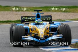 09.02.2006 Jerez, Spain,  Giancarlo Fisichella (ITA), Renault F1 Team