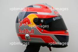 09.02.2006 Jerez, Spain,  Vitantonio Liuzzi (ITA), Scuderia Toro Rosso, helmet