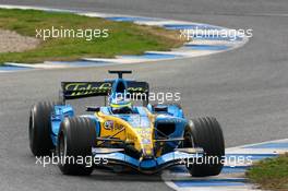 09.02.2006 Jerez, Spain,  Giancarlo Fisichella (ITA), Renault F1 Team
