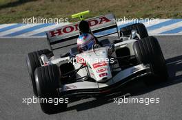 07.02.2006 Jerez, Spain,  Jenson Button (GBR), Honda Racing F1 Team
