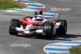 07.02.2006 Jerez, Spain,  Olivier Panis (FRA), Test Driver, Toyota Racing