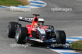 07.02.2006 Jerez, Spain,  Tiago Monteiro (PRT)  Midland MF1 Racing, Toyota