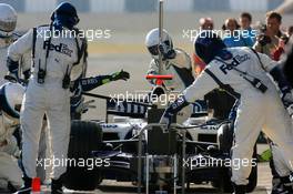 08.02.2006 Jerez, Spain,  Nico Rosberg (GER), WilliamsF1 Team, practices pitstops