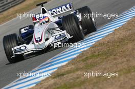 08.02.2006 Jerez, Spain,  Jacques Villeneuve (CDN), BMW Sauber F1 Team